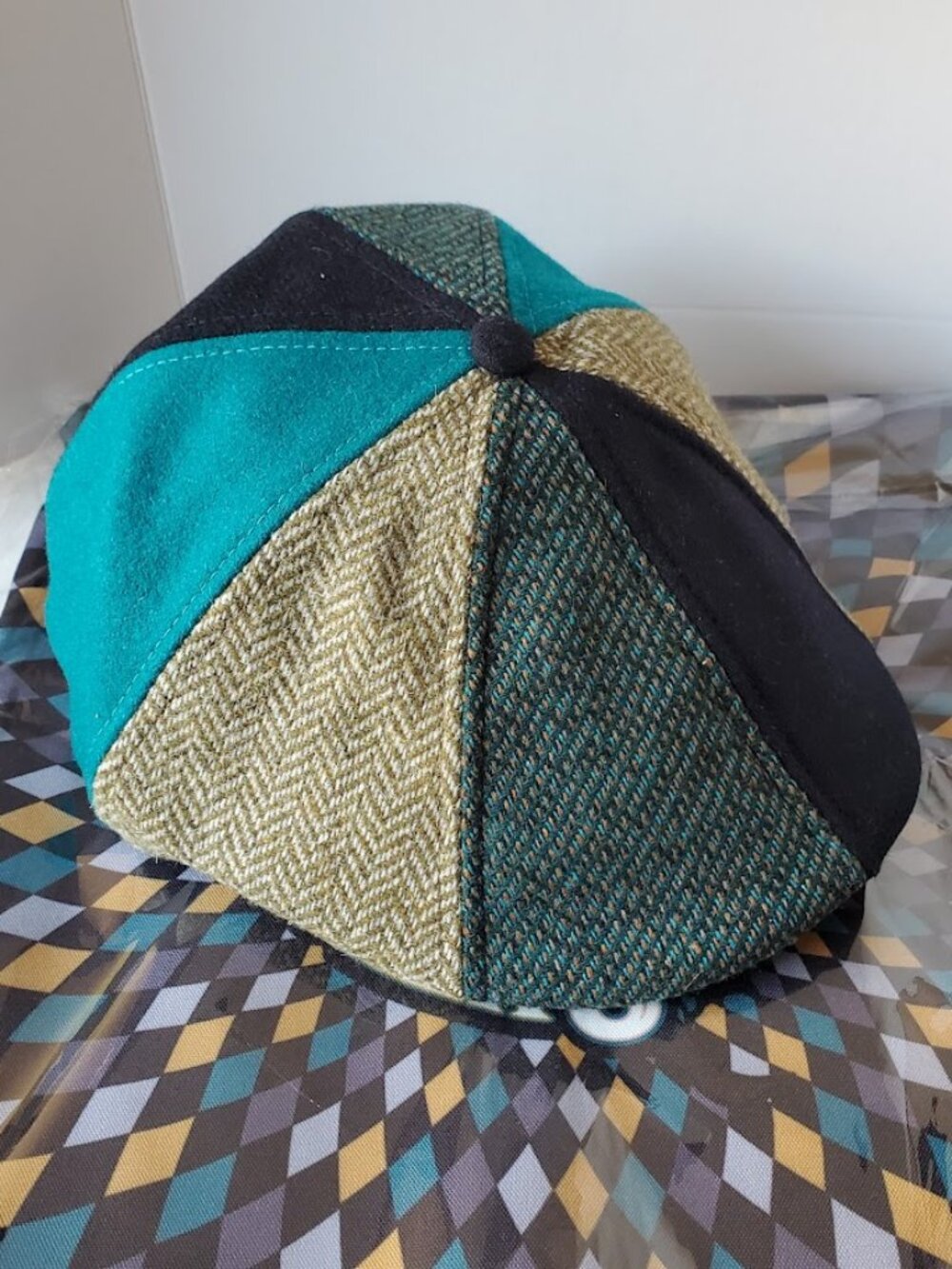 Boston Scally JOKER 3 - 8 Panel Patchwork Cap Limited Release W/ Dustbag - M/L - Picture 2 of 14